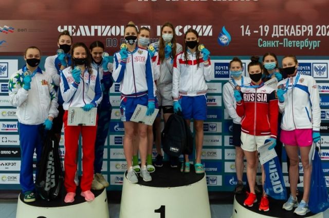 Уральские пловчихи стали серебряными призёрами чемпионата России