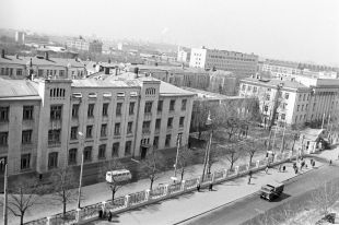 Здание Городской клинической больницы имени С. П. Боткина. 1972 год.