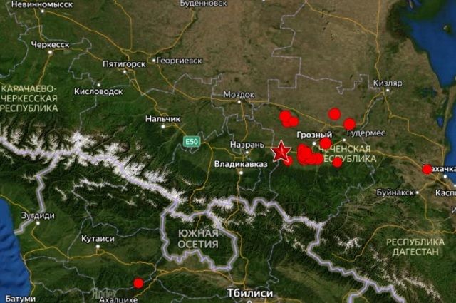 В Чечне и Ингушетии снова зафиксировали землетрясение