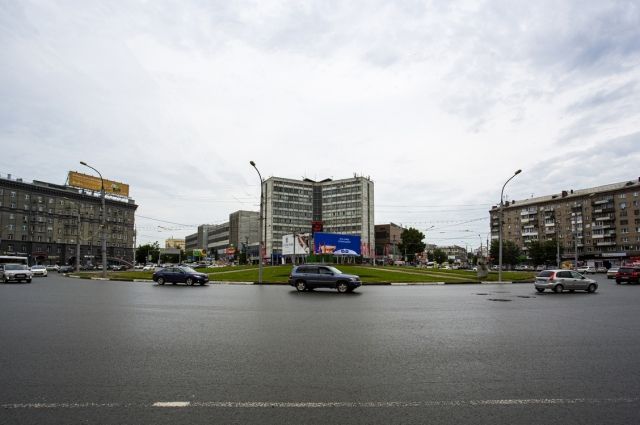 Рекламу уберут с площади Калинина в Новосибирске