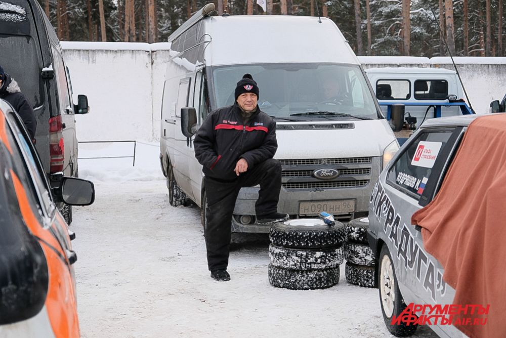 Финал автомобильных гонок на льду «Трек 400» 2020.