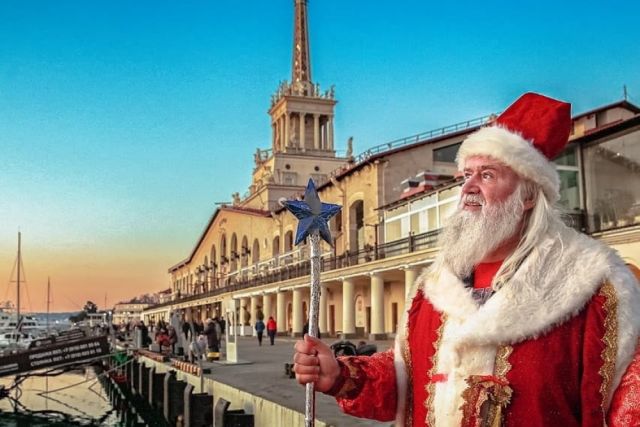 Николая Коновальчука в Сочи называют «народным Дедом Морозом».