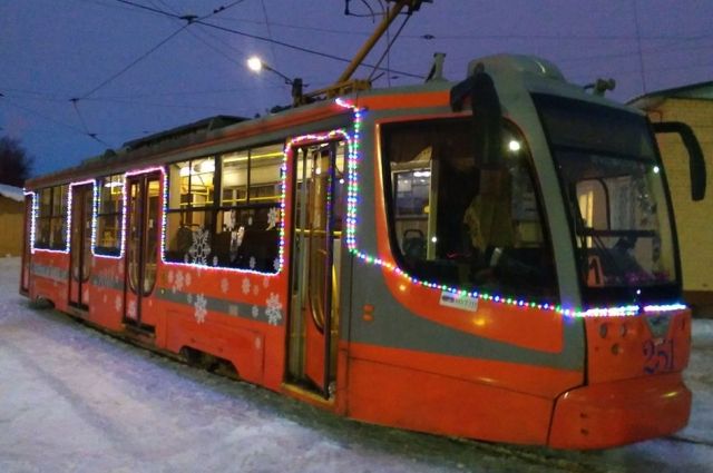Трамвай № 2 будет работать в Смоленске в новогоднюю ночь