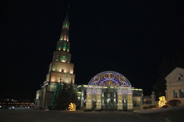 Как украсили Казань к Новому году?