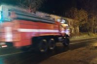В Бердске на территории турбазы «Бердская заимка» произошёл пожар