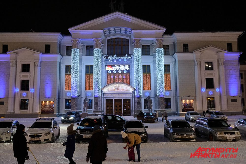 Ледовые городки в Перми.