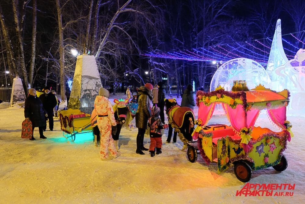Ледовые городки в Перми.