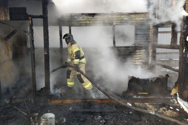 В Тереньгульском доме при пожаре в жилом доме пострадал человек