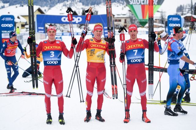 Россияне заняли первые пять мест на «Тур де Ски» второй день подряд