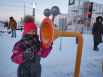 Не пустует зимой и детская площадка «ОстровОК» на улице Дзержинского.