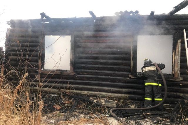 В Костромской области на пожаре в частном доме погиб мужчина