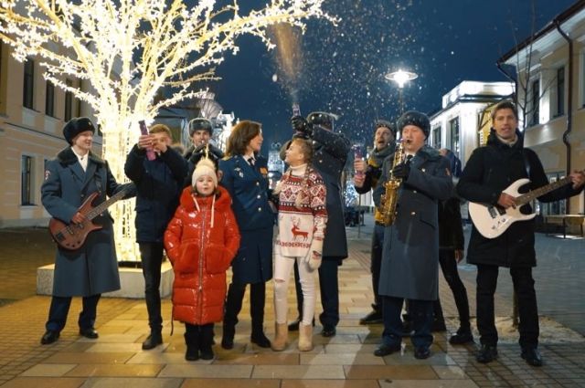В Туле росгвардейцы исполнили песню в честь Рождества