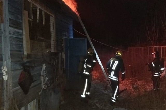 В Муромском районе на пожаре погиб пенсионер