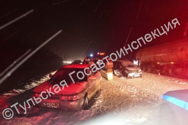 На автодороге «Тула- Новомосковск» в ДТП погибли двое человек