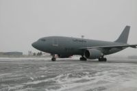 Самолет Люфтваффе Airbus A310-300 запечатлели сотрудники аэропорта