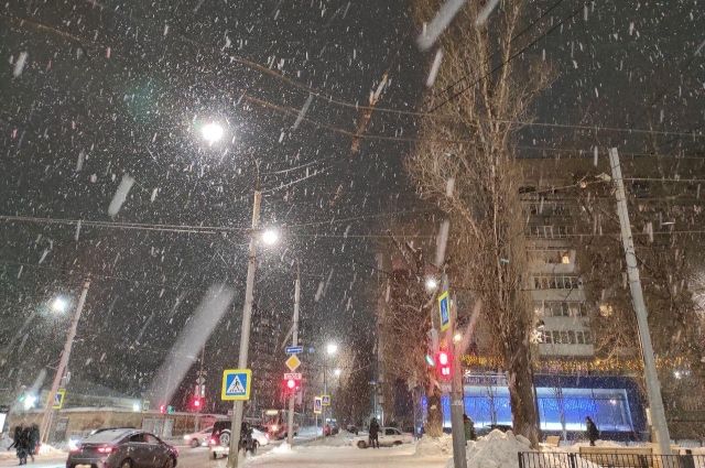 В Саратовской области продолжится непрерывный снегопад