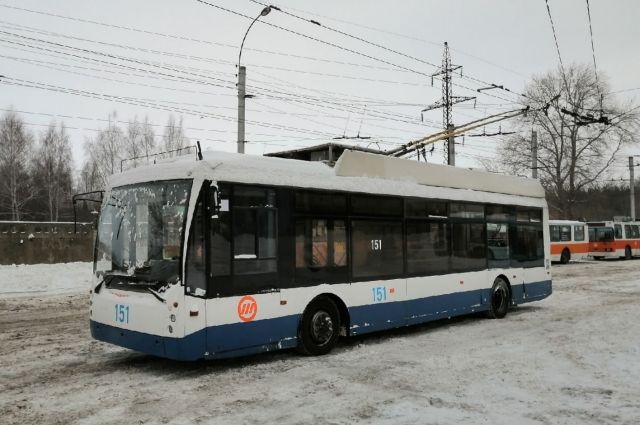 Четыре доставленных из Москвы троллейбуса уже вышли на ульяновские маршруты