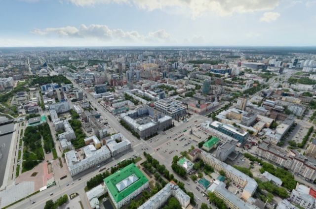В Екатеринбурге представили гигантскую панораму города