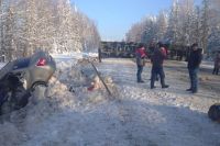 Из-за аварии с фурой перекрыли движение на трассе «Ижевск – Глазов»
