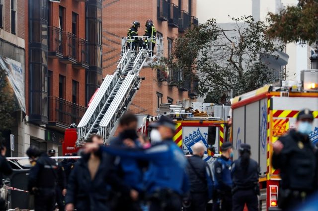 Мэр Мадрида направился на место взрыва