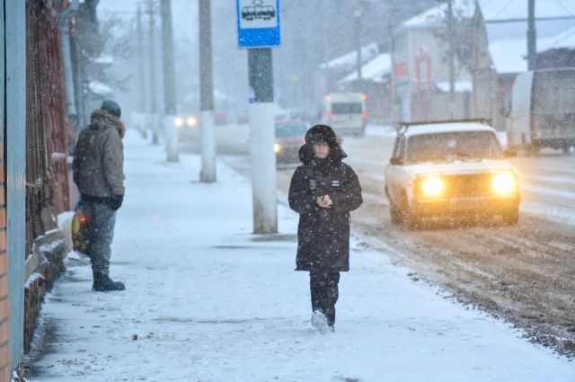 В Ярославле проводят укладку асфальта в снег