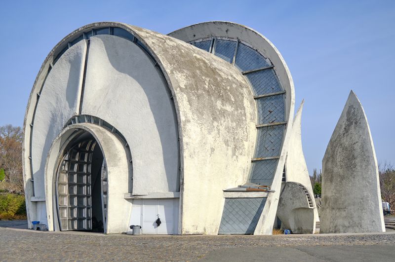Крематорий в Парке памяти, Киев, Украина.