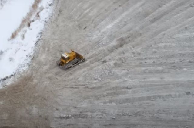 Видеоблогер из Самары снял с высоты полигоны, куда вывозят снег