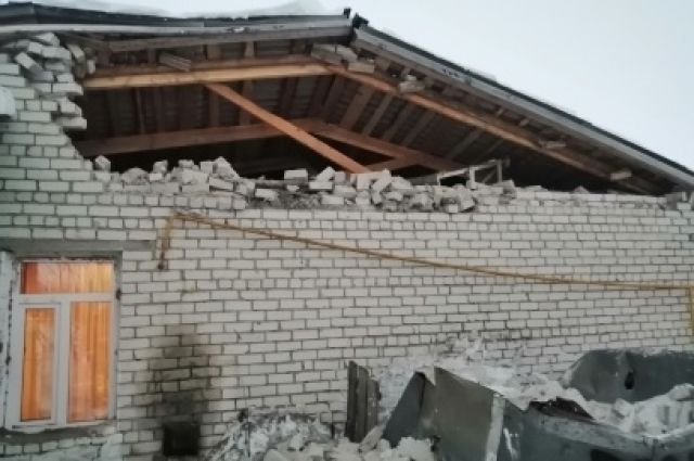 В селе под Ульяновском обрушилась стена трёхквартирного дома