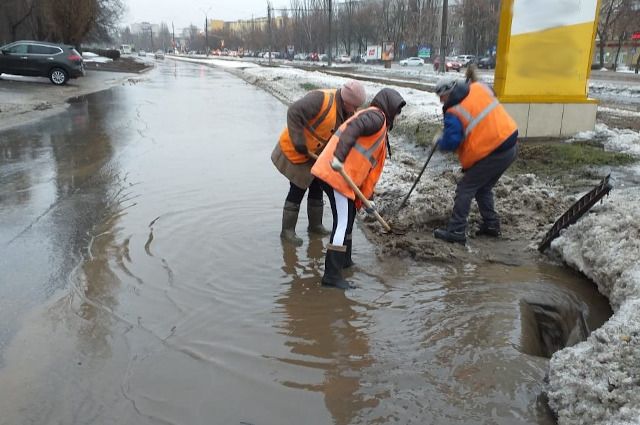 В Липецке из-за ливня затопило несколько улиц
