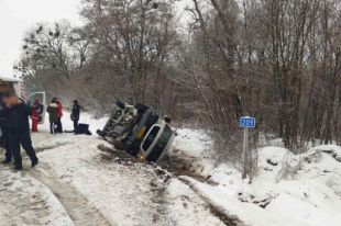 В Полтавской области перевернулся пассажирский микроавтобус: детали