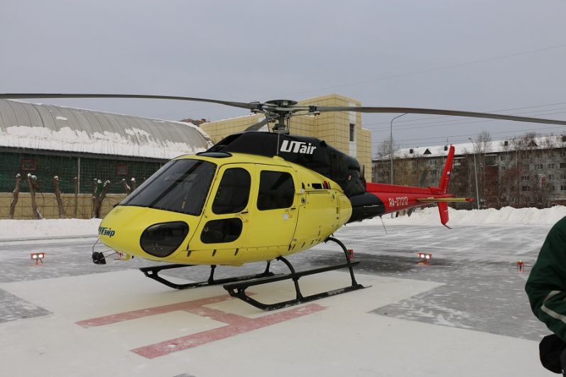 Открытие вертолетной площадки на территории ОКБ №2, Тюмень, 2021.