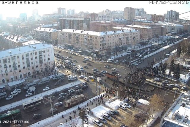 Более 20 человек задержаны на несогласованной акции в Челябинске