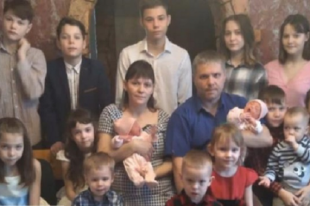 В Винницкой области многодетная мать родила двойню: теперь у нее 15 детей