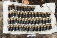 В Луганской области правоохранители обнаружили два тайника с боеприпасами