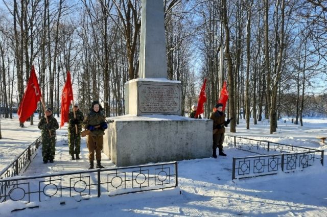 С 77-летием освобождения о фашистов поздравил губернатор Гдовский район
