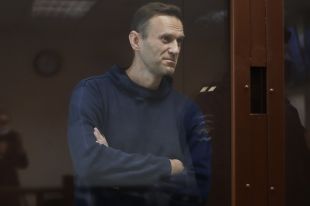 Алексей Навальный в зале Бабушкинского районного суда, где идет заседание по делу о клевете в отношении ветерана Великой Отечественной войны Игната Артеменко.