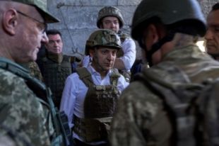 Владимир Зеленский прибыл с рабочей поездкой в Донецкую область.