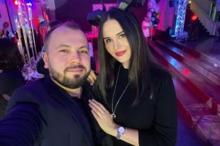 Ярослав Сумишевский с женой.