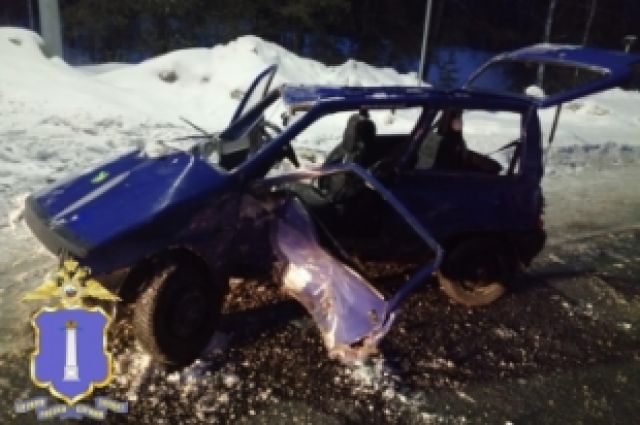 В ДТП на трассе Ульяновск – Самара пострадал водитель «Оки»