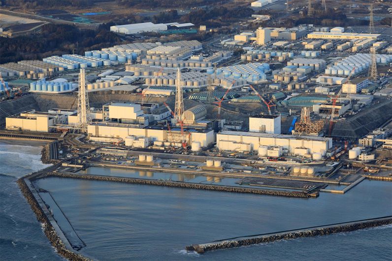 Атомная электростанция Фукусима-дайити в городе Окума, префектура Фукусима.