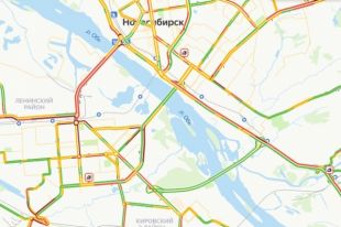 Из-за пробок многие новосибирцы сегодня опаздывают на работу.