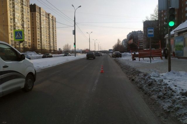 Иномарка сбила 7-летнего мальчика в Ижевске на пешеходном переходе