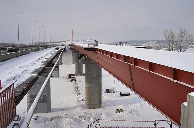 Соединили берега. В Самарской области завершена надвижка моста через Сок
