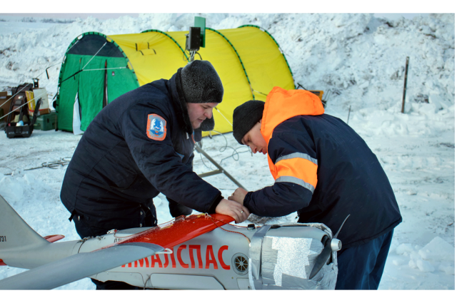 Сотрудники «Ямалспаса» испытали беспилотники в условиях низких температур