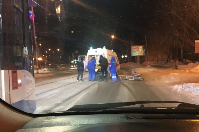 На улице Спасской в Ульяновске сбили человека
