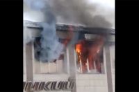 Видео пожара в торговом центре 