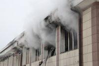 Пожар в Торговом центре "Ткацкий-1"