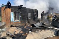 Дом многодетной семьи сгорел 23 февраля.
