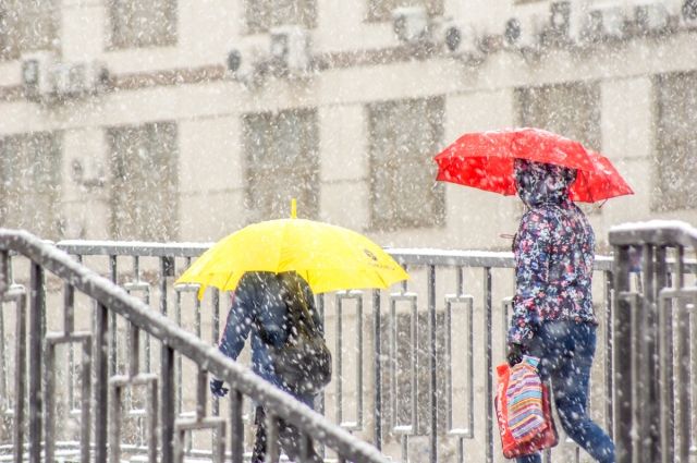 МЧС предупреждает жителей Крыма о мокром снеге ночью 28 февраля