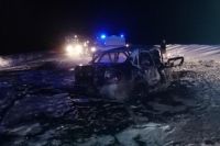 Погибли двое: «Гранта» загорелась после столкновения с Renault в Удмуртии